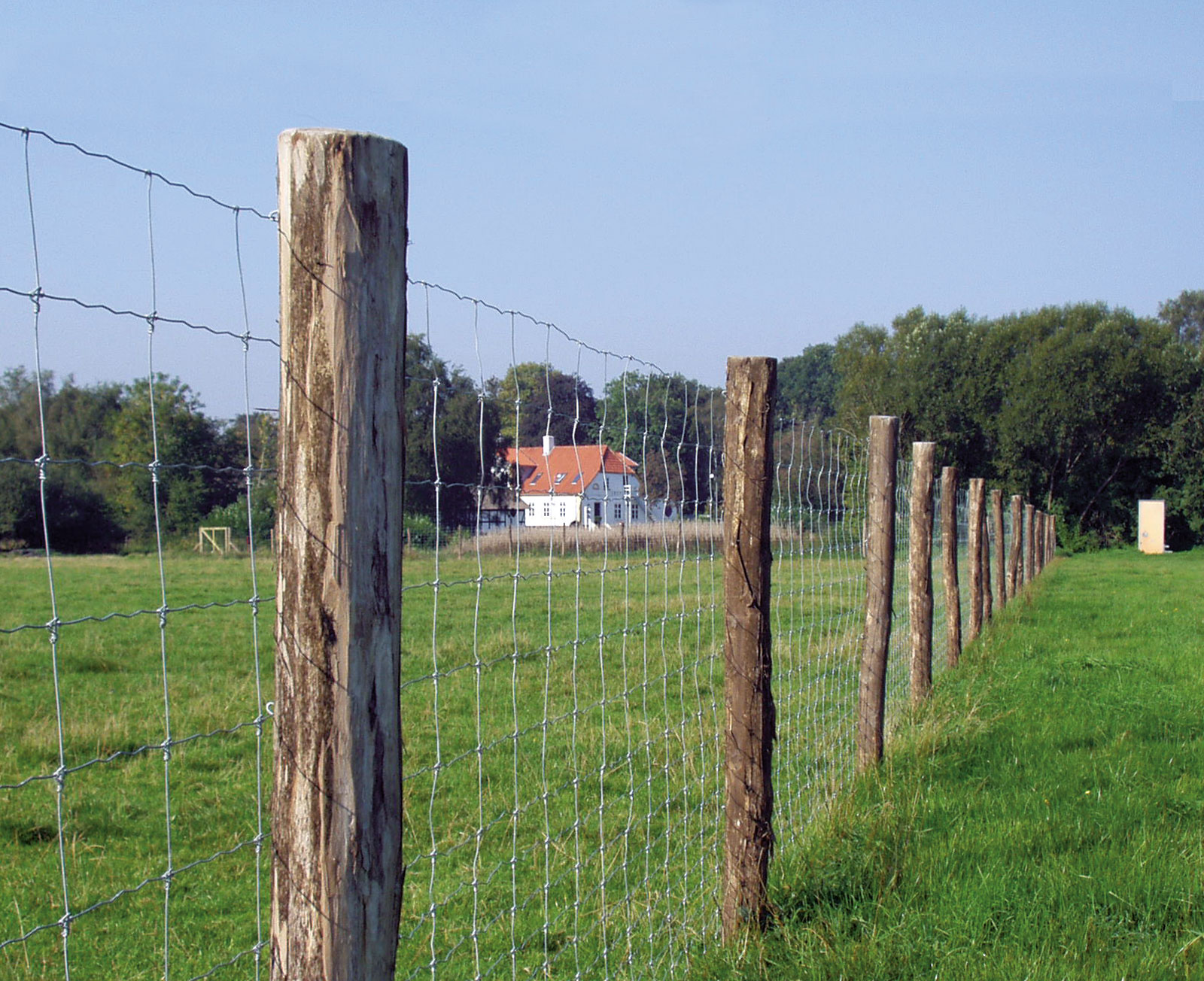 Et skogsgjerde sikrer et skogsområde mot dyreliv og inntrengere.